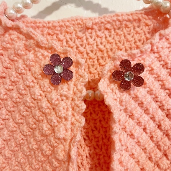 hand knit sweater OS - Picture 3 of 3